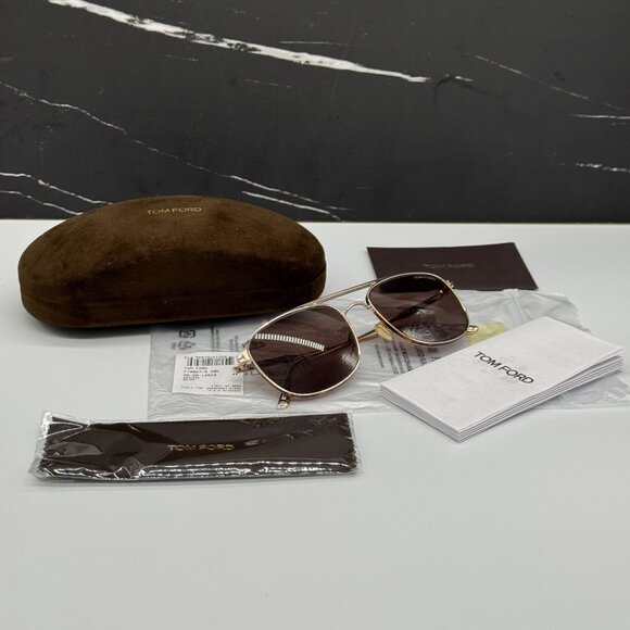 NEW TOM FORD TF827 28E UNISEX SUNGLASSES TOM FORD JAKE FT0827/S - Picture 9 of 9